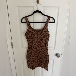 Forever 21 Cheetah Print Mini Dress – Size Small